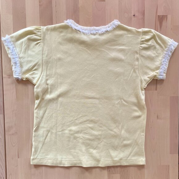 Teddy Fresh Women's Cowboy Teddy Bear Western Top Shirt with Lace Trim size XS - Picture 6 of 8